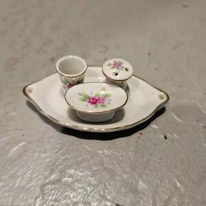 Crown West Fine Porcelain Miniature Set
